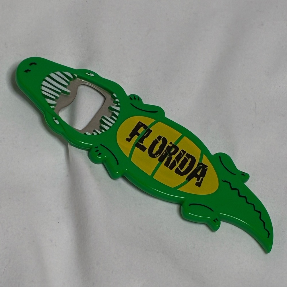 🐼 3/$25 Green Florida Alligator Bottle Opener